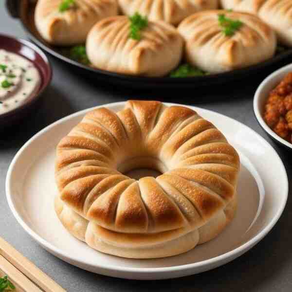 Слоёная самса с мясом